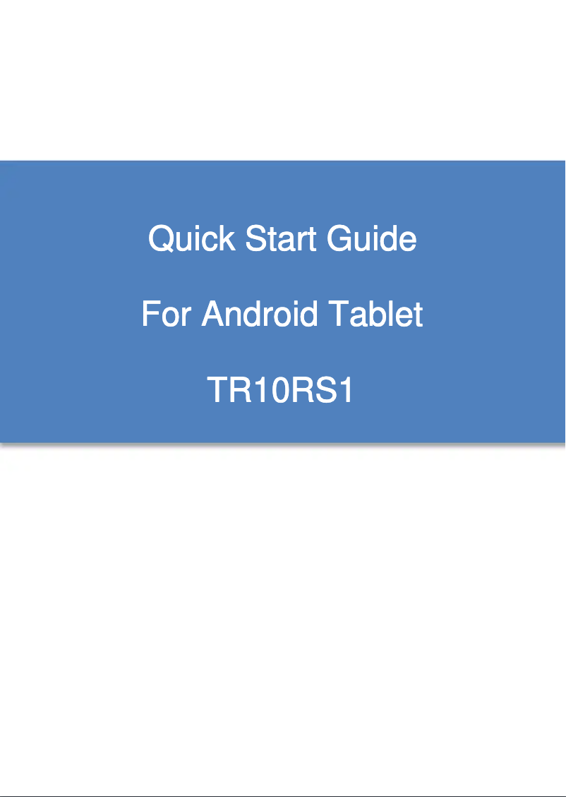 Página 1 del manual Manual de usuario ECS TR10RS