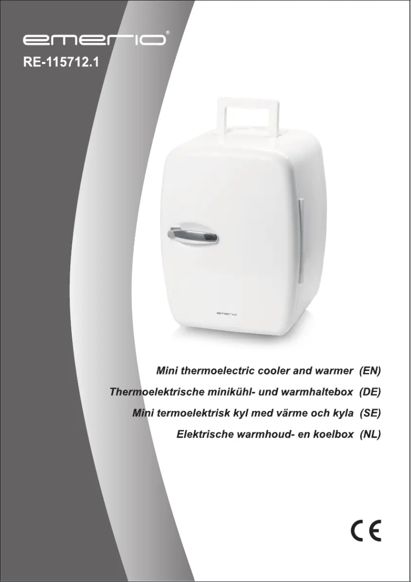 Page 1 de la notice Manuel utilisateur Emerio RE-115712.1