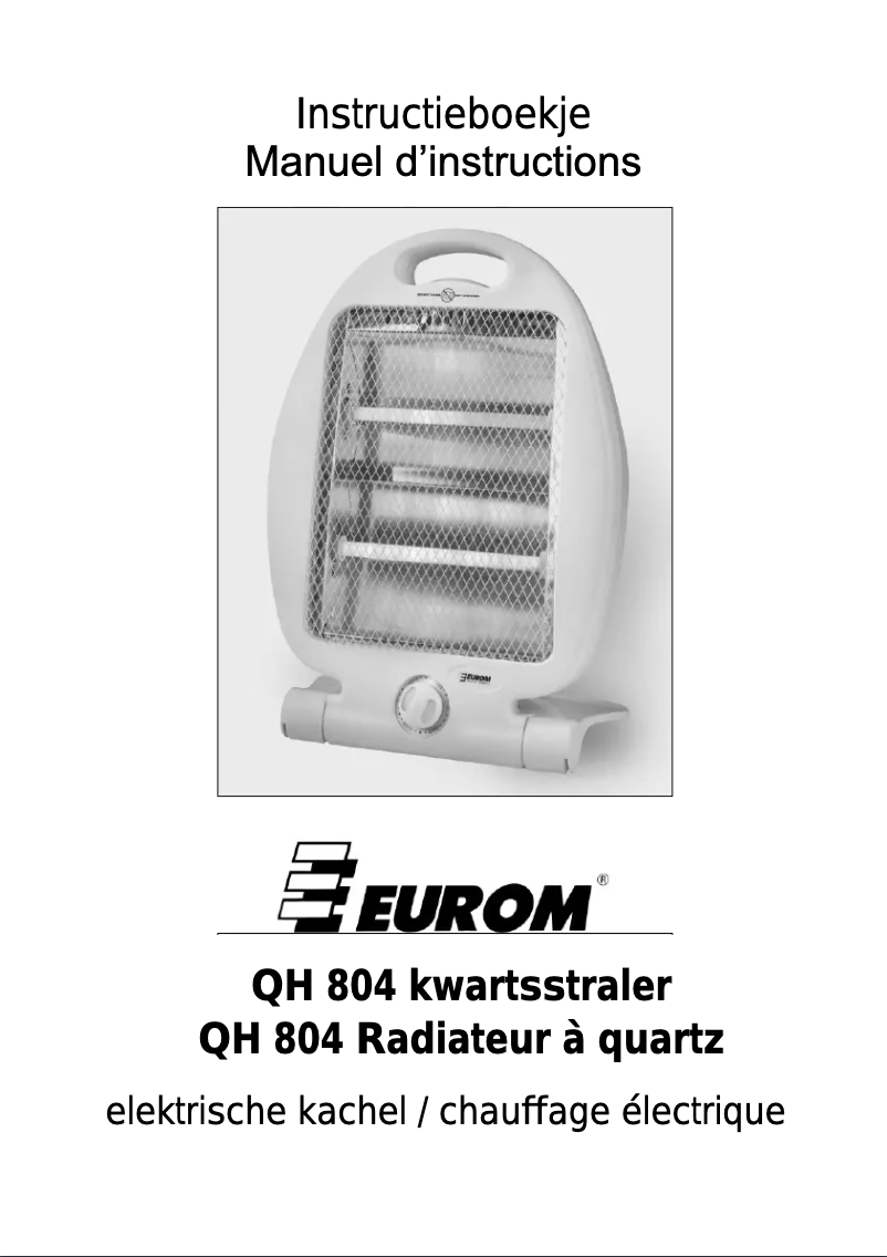 Página 1 del manual Manual de usuario Eurom QH804