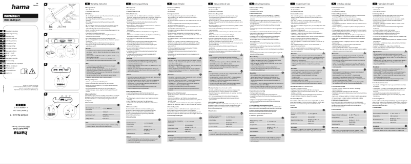 Page 1 de la notice Manuel utilisateur Hama Connect2Mobile 00200102