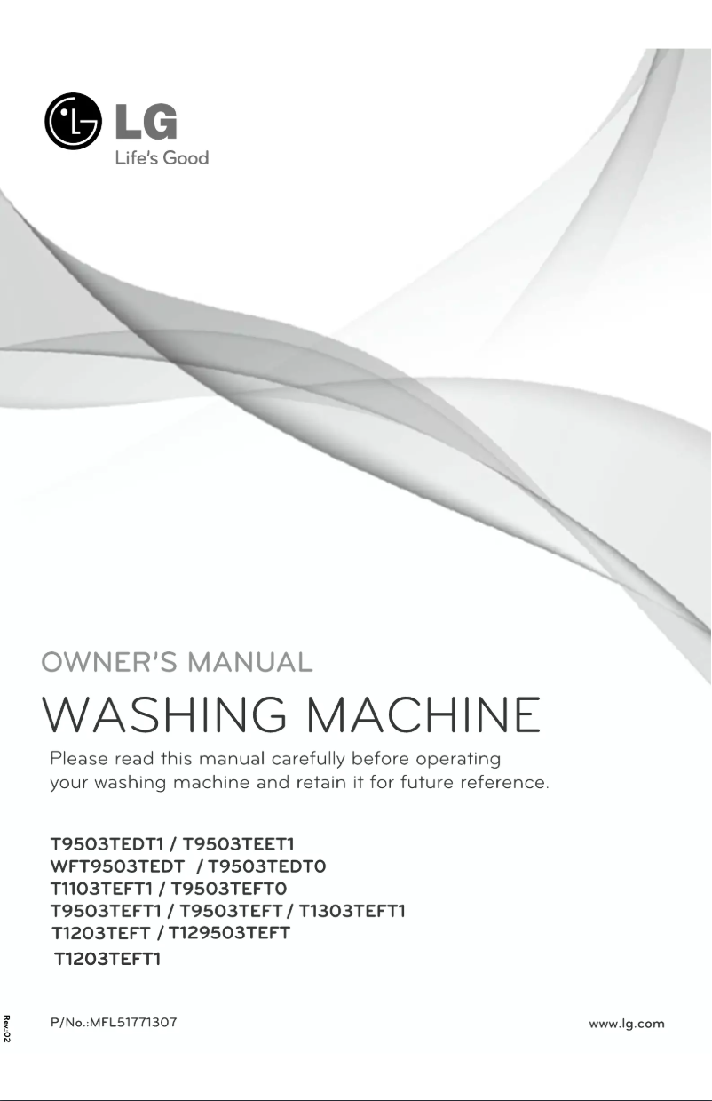 Page 1 de la notice Manuel utilisateur LG T1203TEFT1