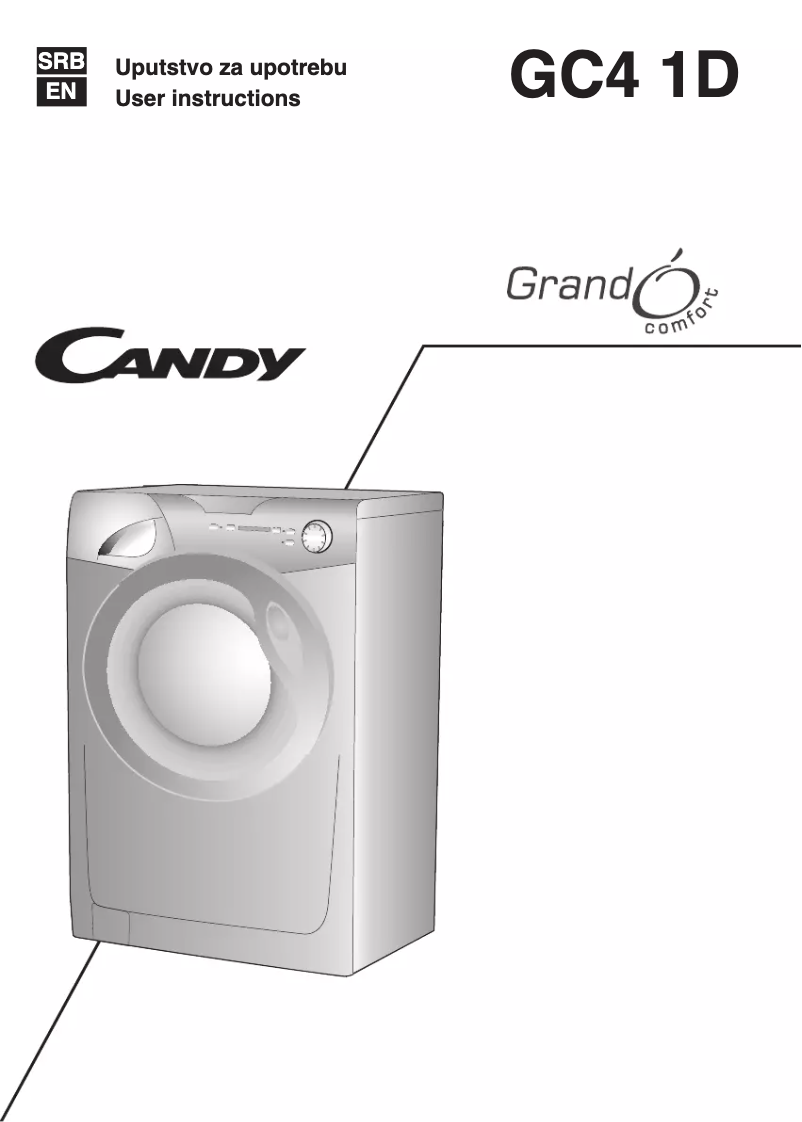 Image de la première page du manuel de l'appareil GC4 1071D1/2-S