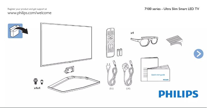 Image de la première page du manuel de l'appareil 7000 series 47PFS7109