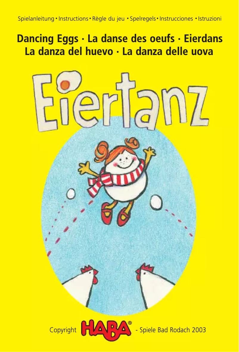 Image de la première page du manuel de l'appareil Eiertanz