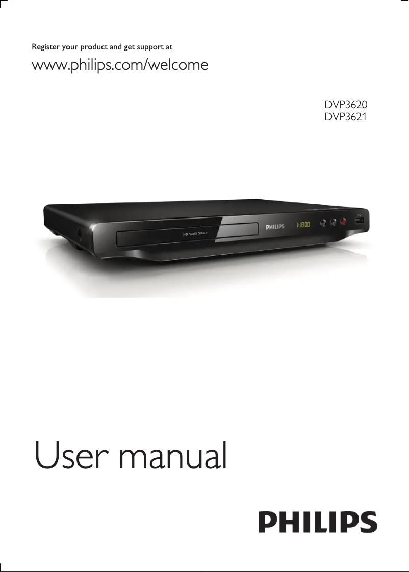 Imagen de la primera página del manual del dispositivo DVP3621