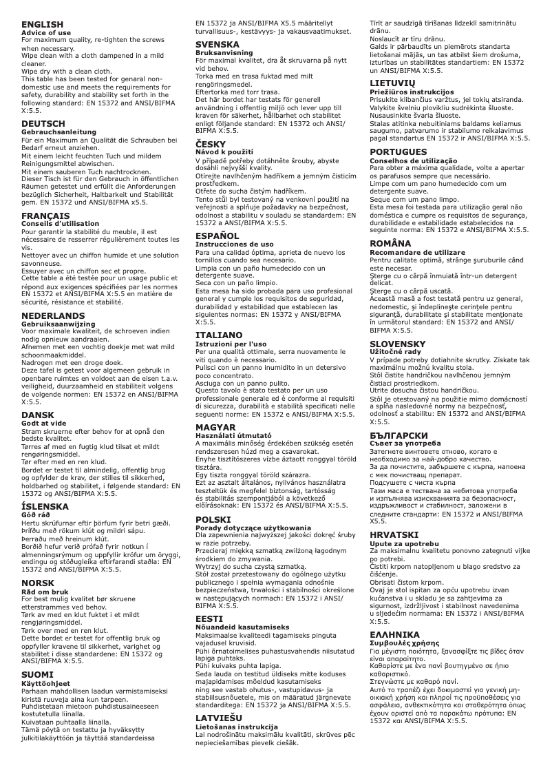 Page 1 de la notice Manuel utilisateur Ikea RÖNNINGE