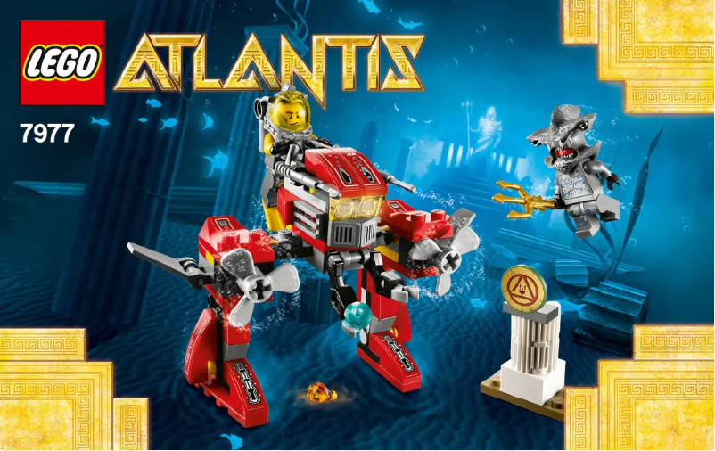 Page 1 de la notice Manuel utilisateur Lego Atlantis 7977