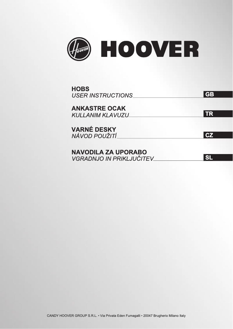 Page n°1 - Manuel utilisateur Hoover HGH64SF C