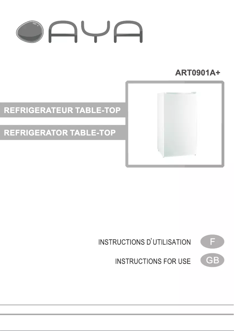 Page n°1 - Manuel utilisateur AYA ART0901A+