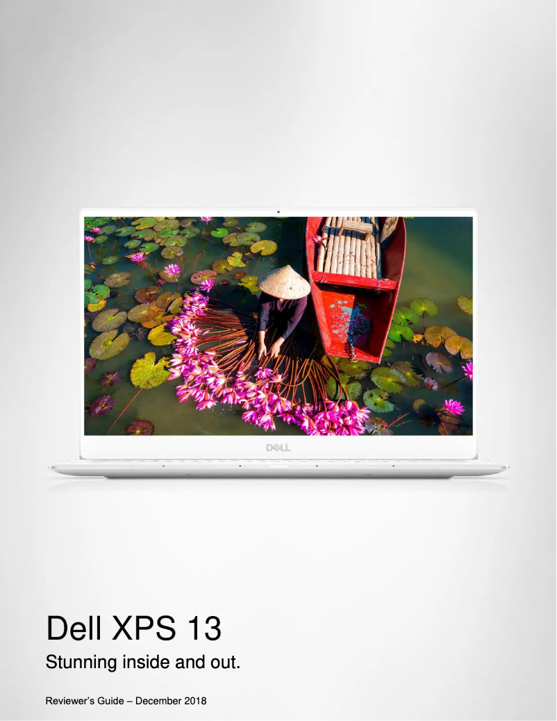 Image de la première page du manuel de l'appareil XPS 13 9