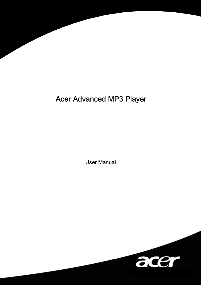 Image de la première page du manuel de l'appareil Advanced