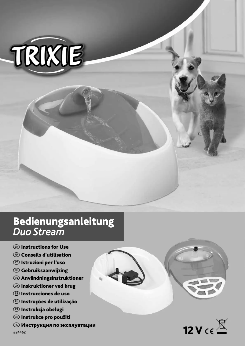 Page 1 de la notice Manuel utilisateur Trixie Duo Stream