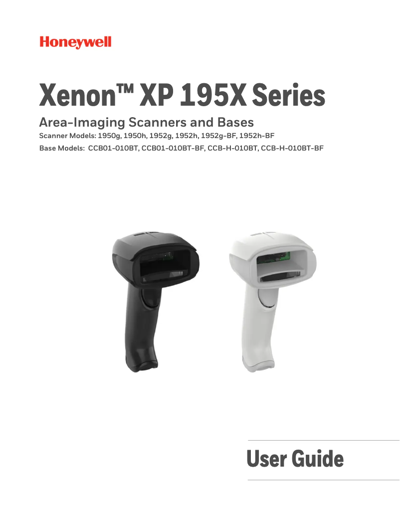 Image de la première page du manuel de l'appareil Xenon 1952H