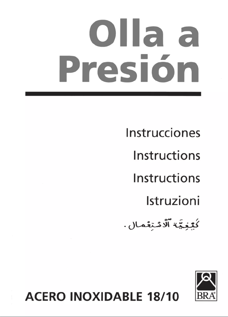 Página 1 del manual Manual de usuario BRA 183993