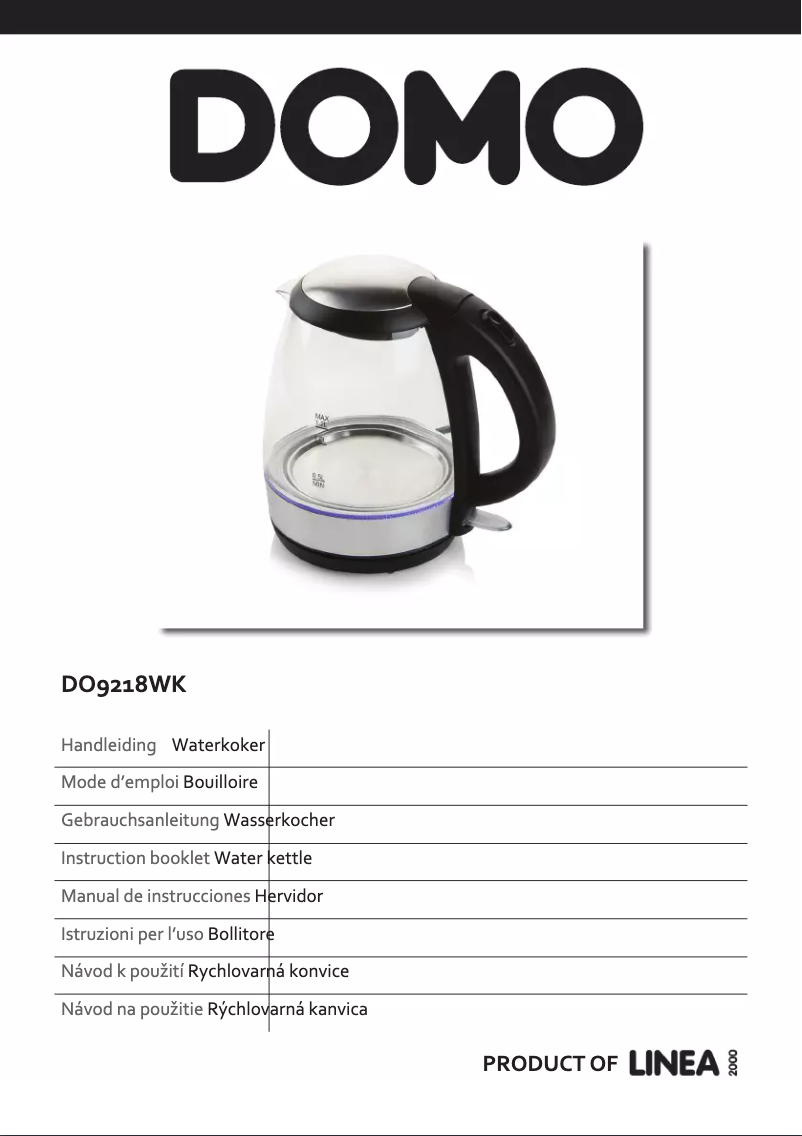 Page n°1 - Manuel utilisateur Domo DO9218WK