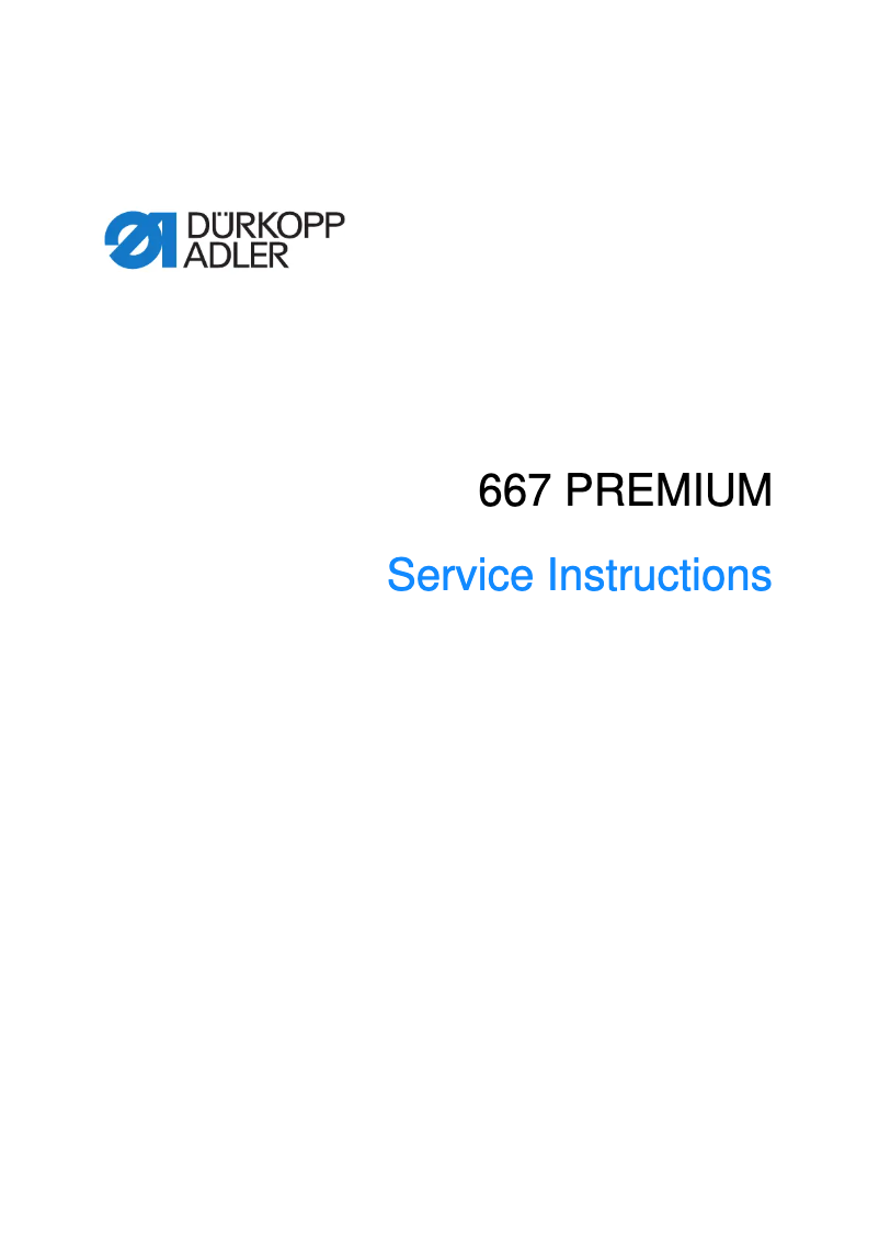 Image de la première page du manuel de l'appareil 667 Premium