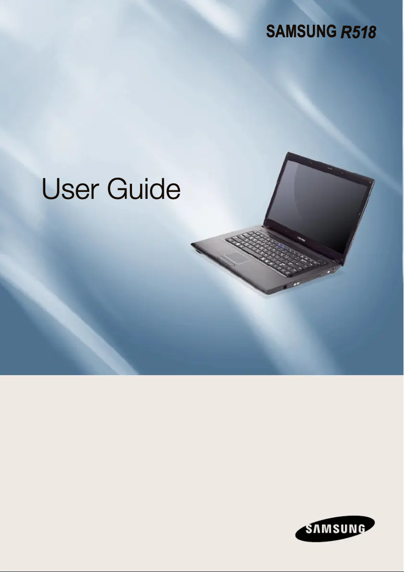 Image de la première page du manuel de l'appareil NP-R518E