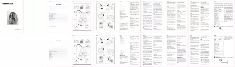 Page n°1 - Manuel utilisateur Telefunken HCSA-3-O