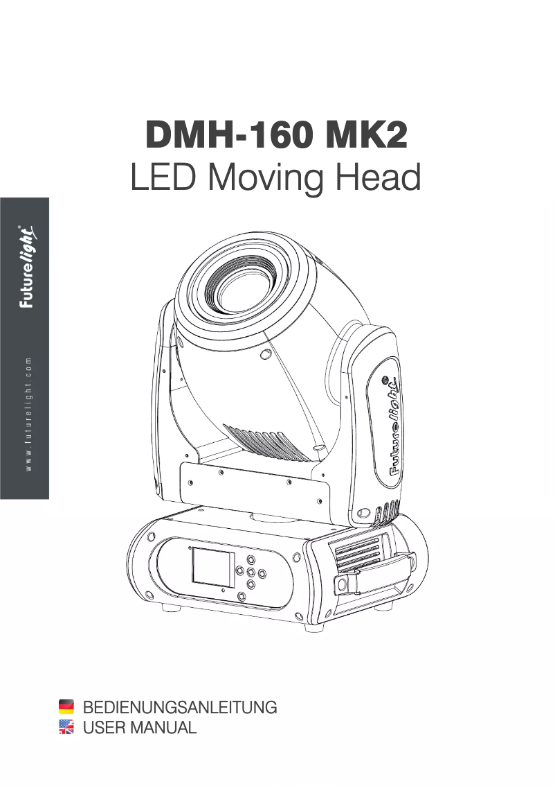 Page 1 de la notice Manuel utilisateur Futurelight DMH-160 MK2