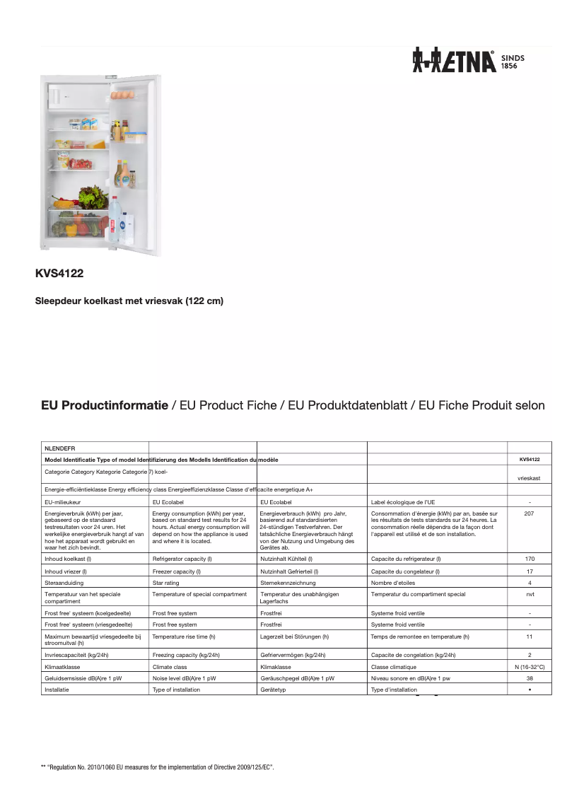 Image de la première page du manuel de l'appareil KVS4122