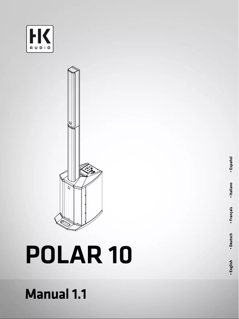 Imagen de la primera página del manual del dispositivo Polar 10