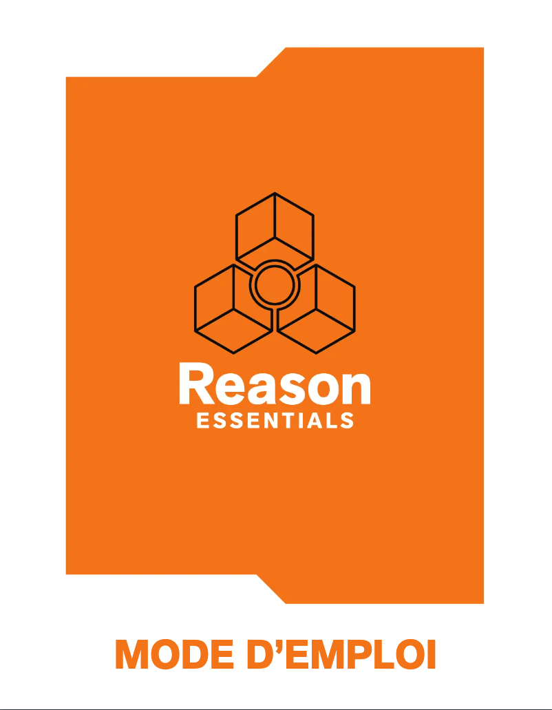 Image de la première page du manuel de l'appareil Reason Essentials 1.0