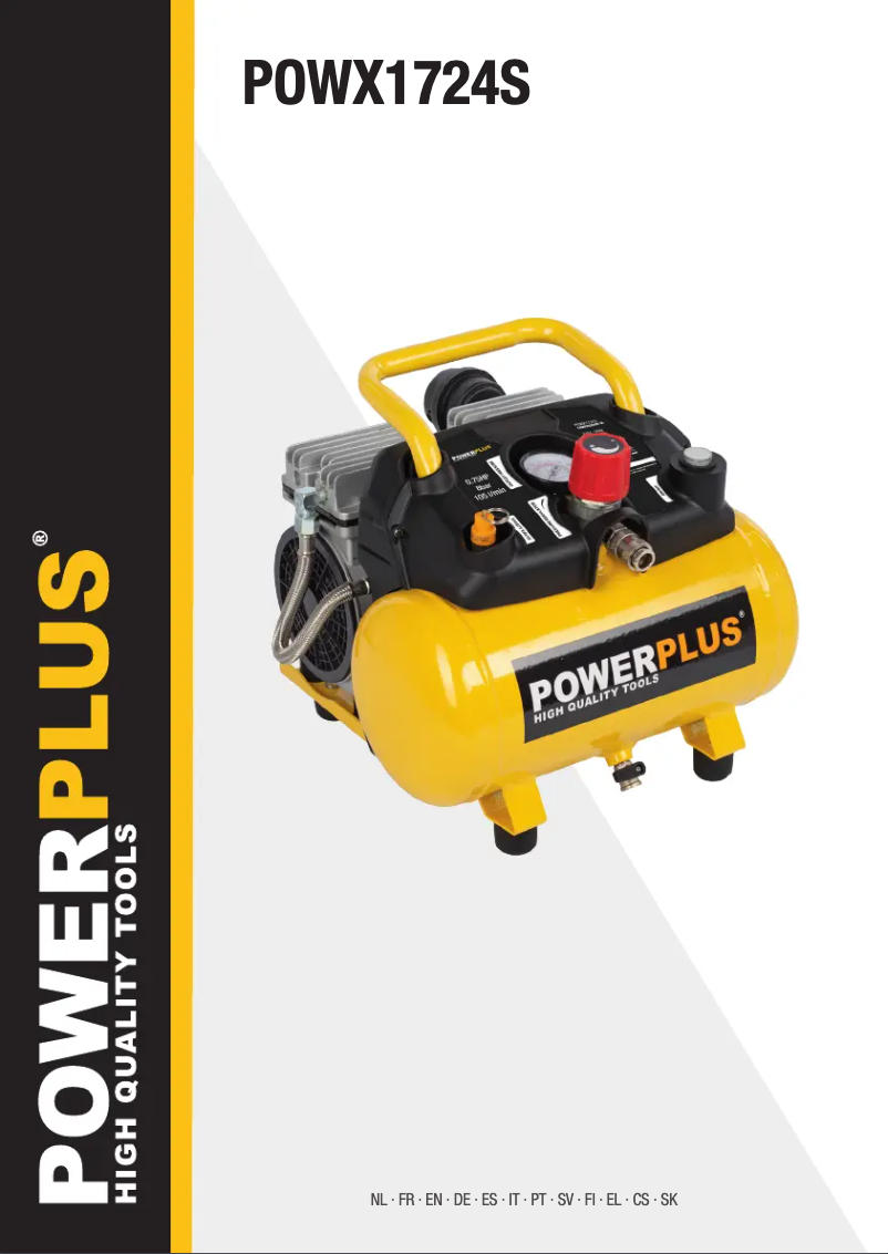 Page 1 de la notice Manuel utilisateur PowerPlus POWX1724S