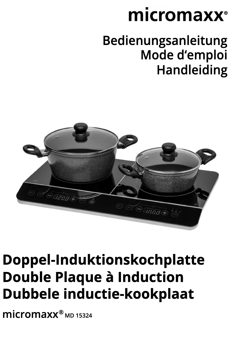 Page n°1 - Manuel utilisateur Micromaxx MD 15324