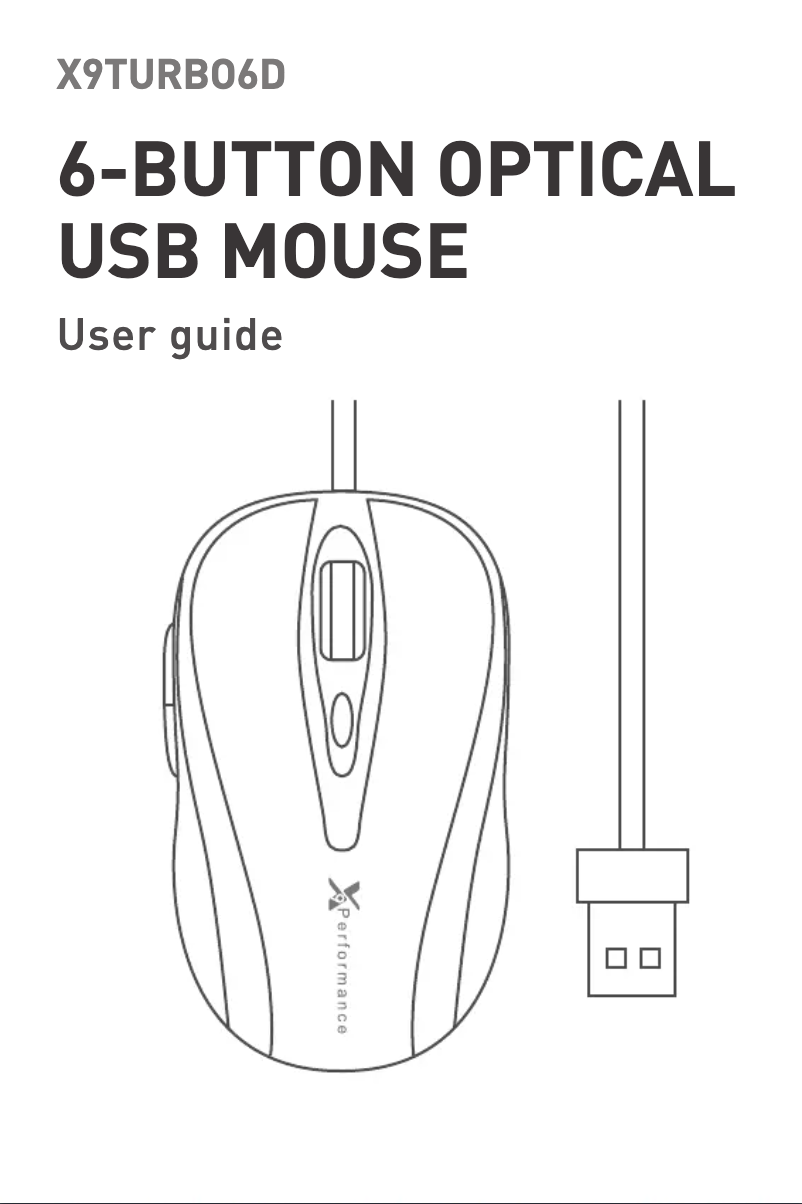 Page 1 de la notice Manuel utilisateur X9 Performance X9TURBO6D