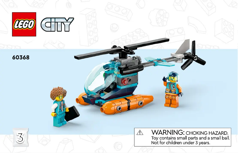 Page n°1 - Manuel utilisateur Lego City 60368