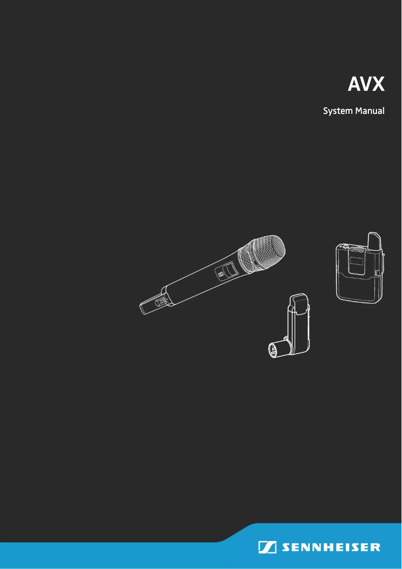 Page n°1 - Manuel utilisateur Sennheiser AVX-ME2