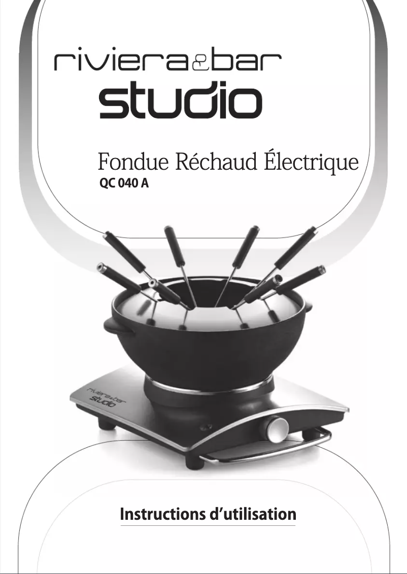 Image de la première page du manuel de l'appareil QC 040 A