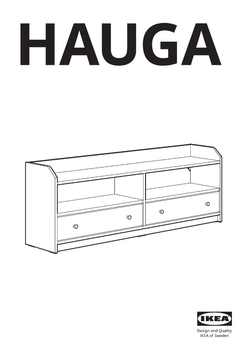 Page 1 de la notice Manuel utilisateur Ikea HAUGA 505.477.76