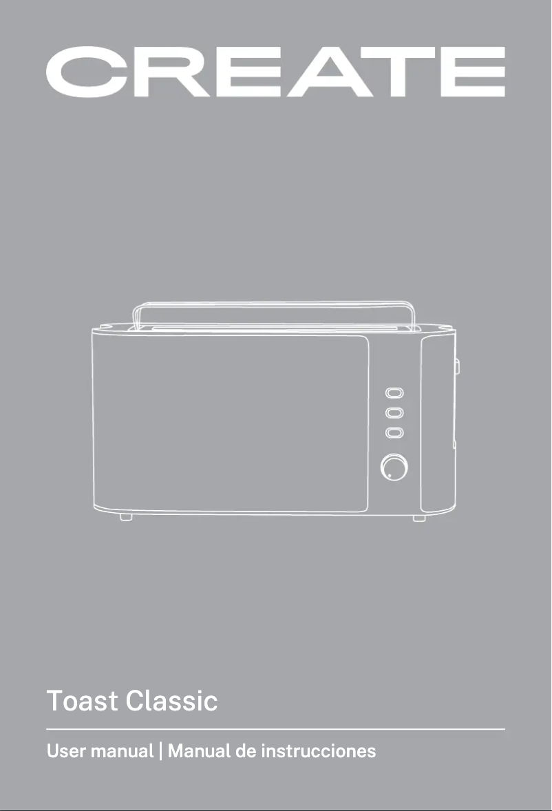 Página 1 del manual Manual de usuario Create Toast Classic