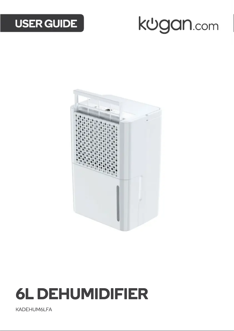 Image de la première page du manuel de l'appareil KADEHUM6LFA