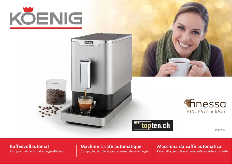 Page 1 de la notice Manuel utilisateur Koenig Finessa