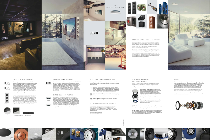 Page n°1 - Manuel utilisateur KEF Ci5160REF