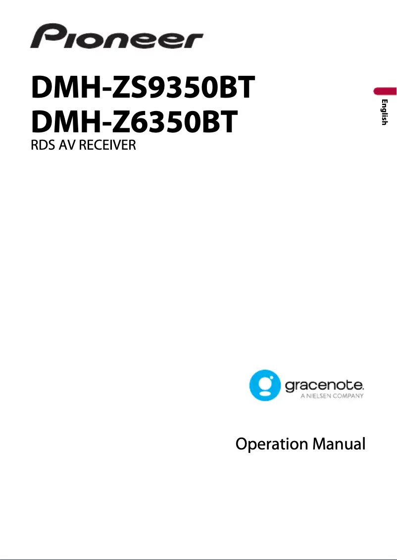 Page n°1 - Manuel utilisateur Pioneer DMH-Z6350BT