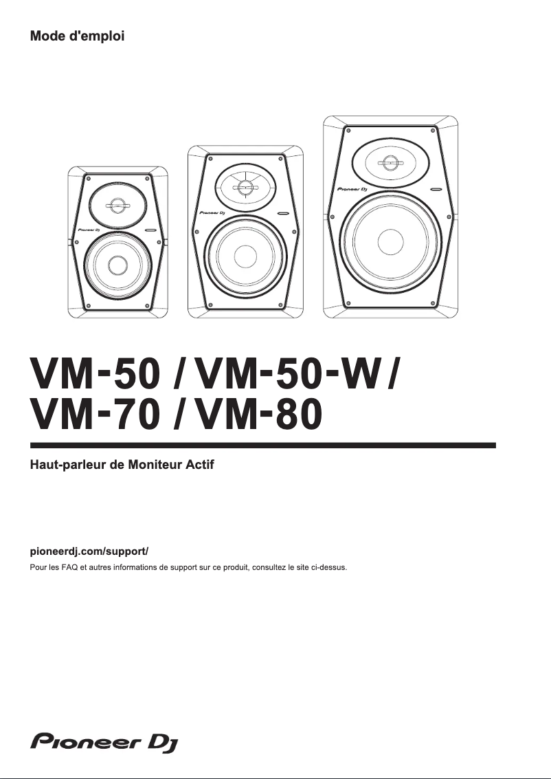 Page n°1 - Guide de démarrage rapide Pioneer HDJ-CUE1