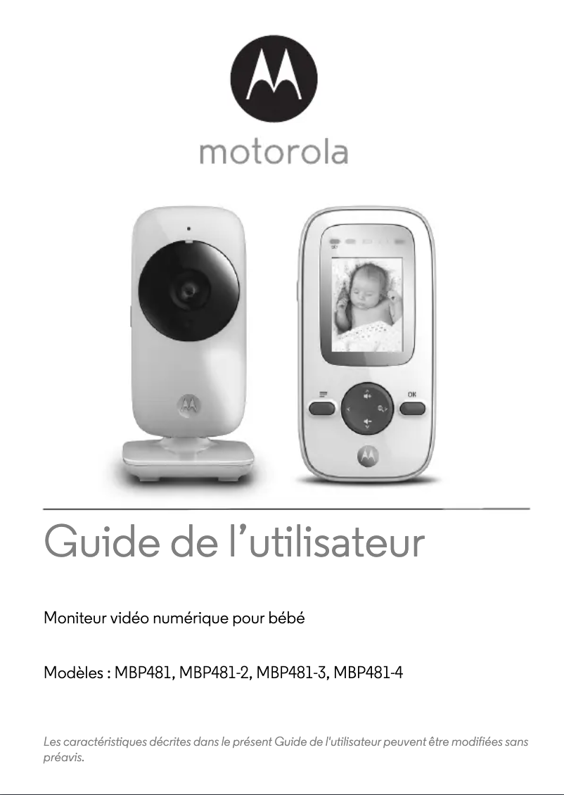 Image de la première page du manuel de l'appareil MBP481-2