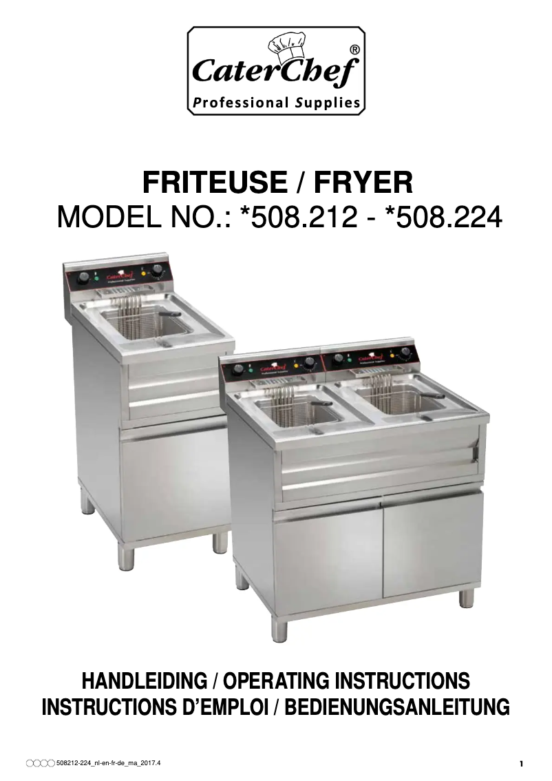 Image de la première page du manuel de l'appareil 508212