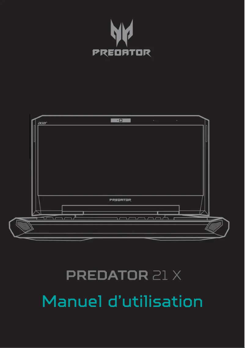 Page 1 de la notice Manuel utilisateur Acer Predator GX21-71