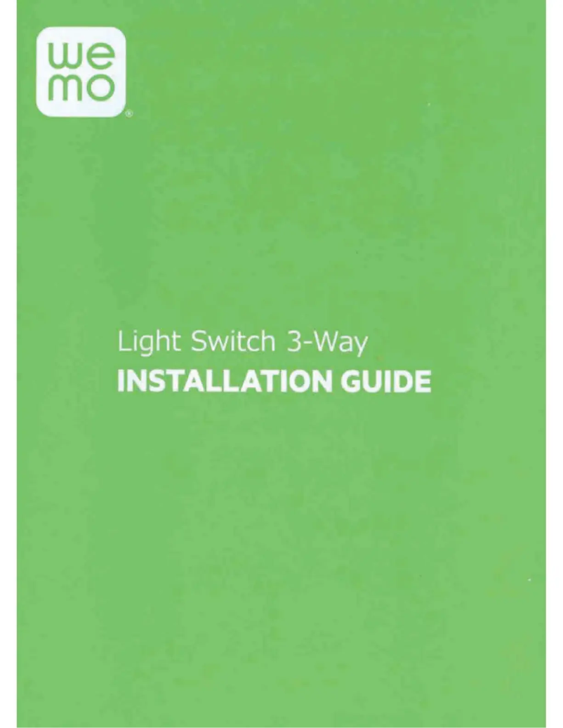 Page n°1 - Manuel utilisateur Belkin Wemo Smart Light Switch