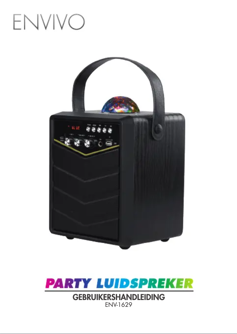 Page 1 de la notice Manuel utilisateur Envivo ENV-1629