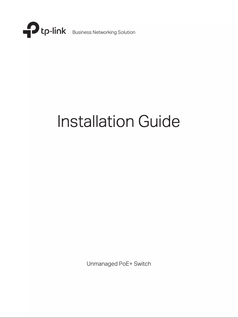 Page 1 de la notice Guide d'installation TP-Link TL-SL1218P