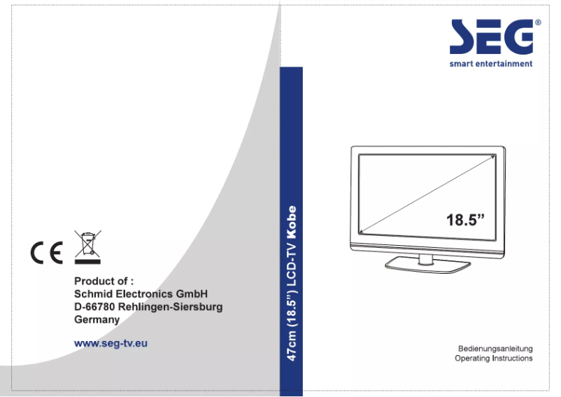 Page 1 de la notice Manuel utilisateur SEG Kobe
