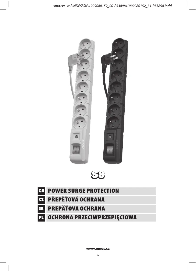 Page n°1 - Manuel utilisateur Emos P53898