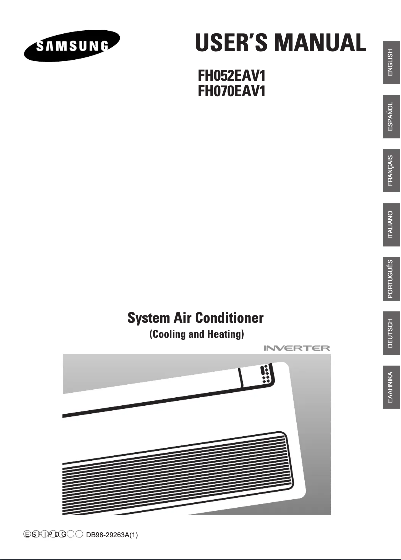 Image de la première page du manuel de l'appareil FH070EAV1