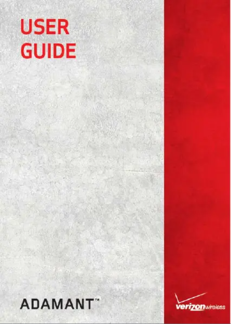 Page n°1 - Manuel utilisateur ZTE Adamant