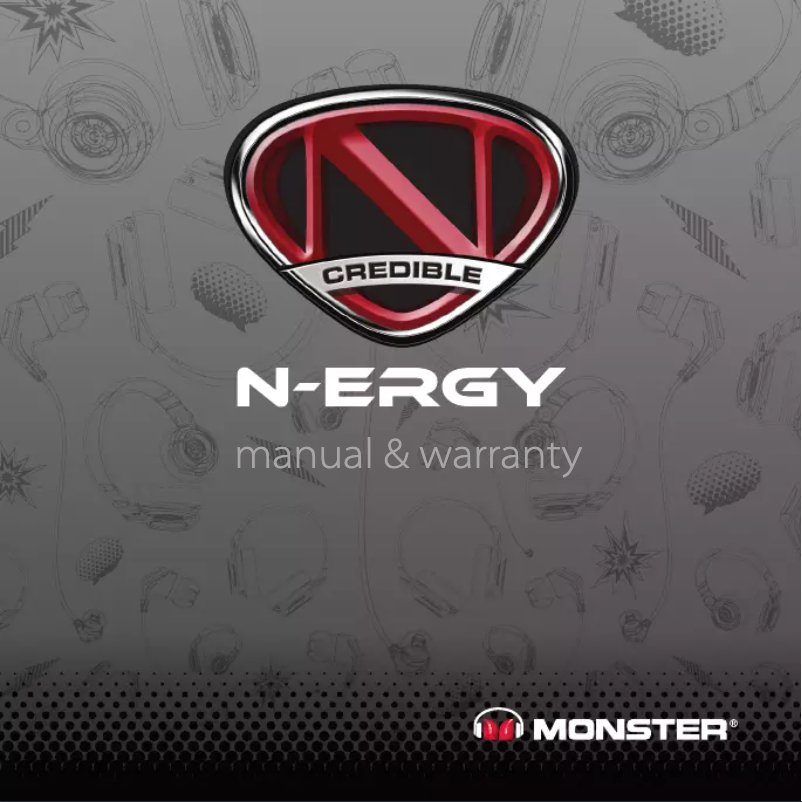 Page 1 de la notice Manuel utilisateur Monster N-ERGY